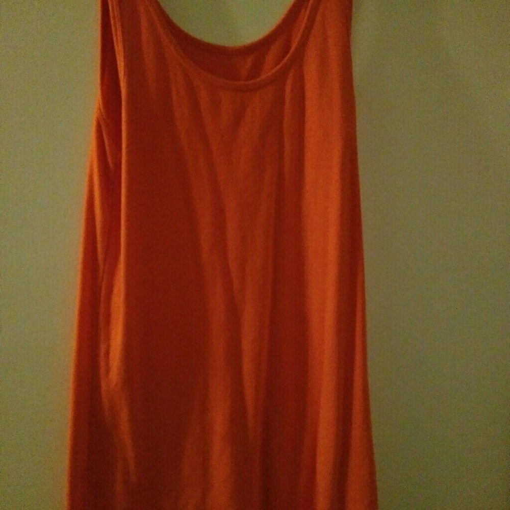 Orange tank top